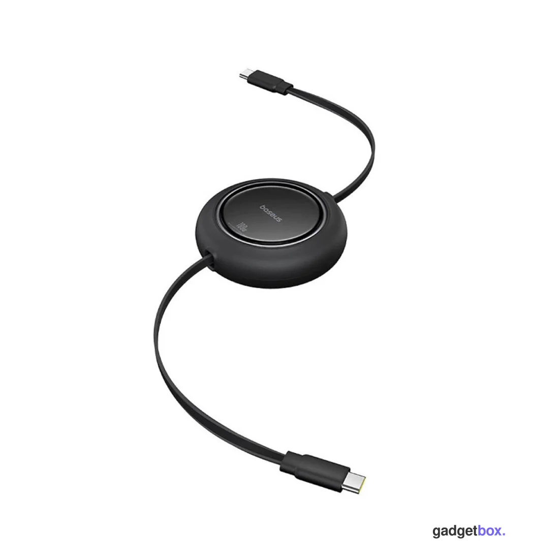 Интерфейсный кабель Baseus Free2Pull Mini USB-C to USB-C 100W 2m Black (P10364500113-01)