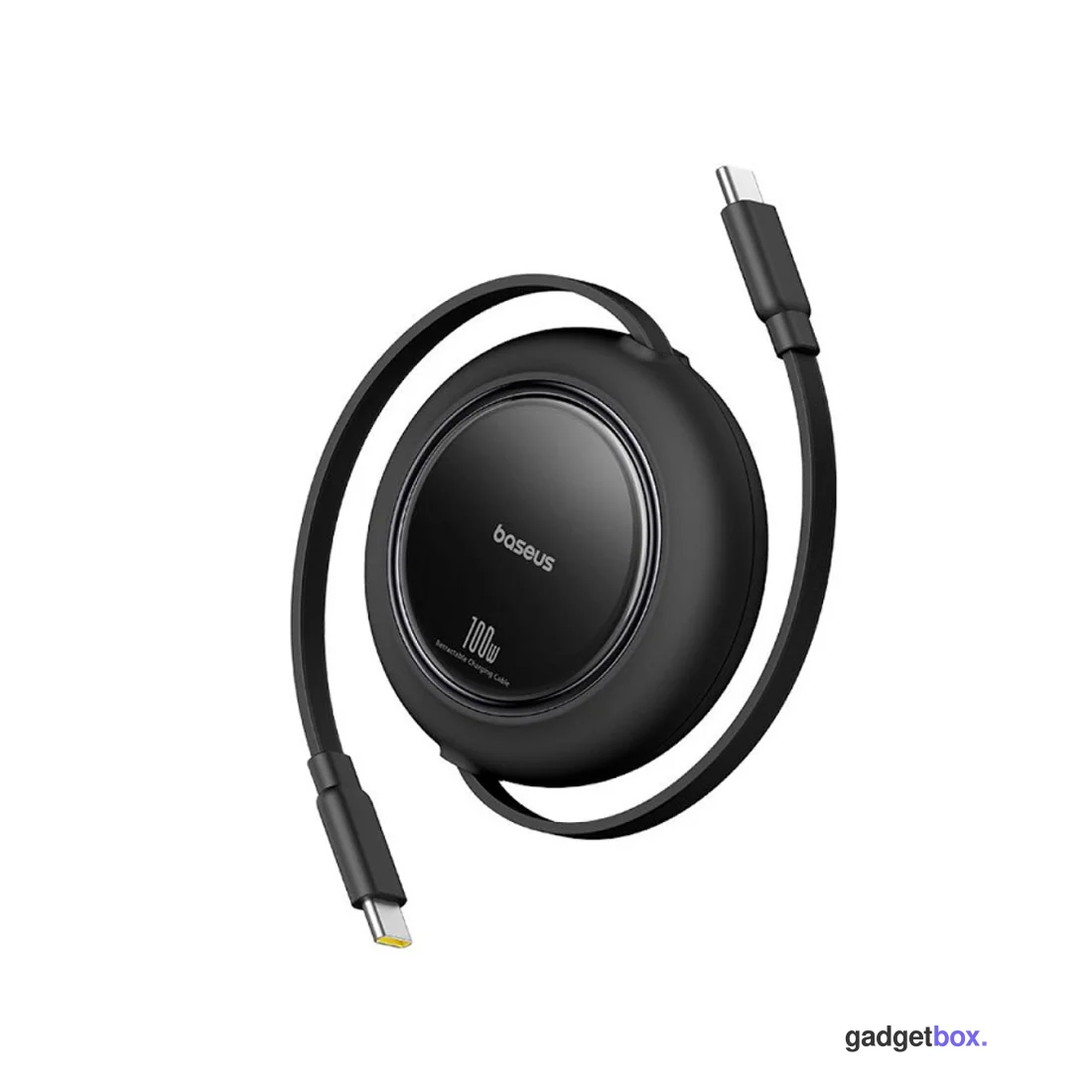 Интерфейсный кабель Baseus Free2Pull Mini USB-C to USB-C 100W 2m Black (P10364500113-01)