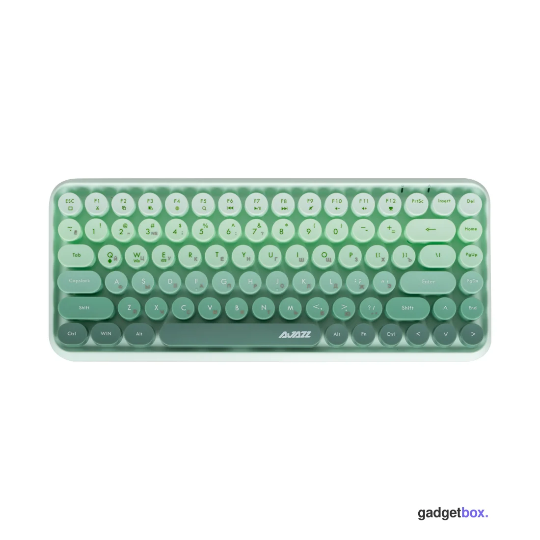 Клавиатура Ajazz 308i Cat Gradient Green