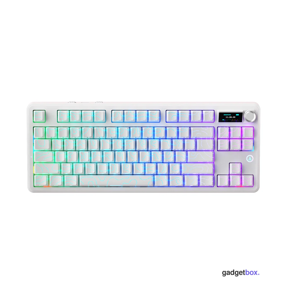 Клавиатура Ajazz MK87 Pro Peach Switch White