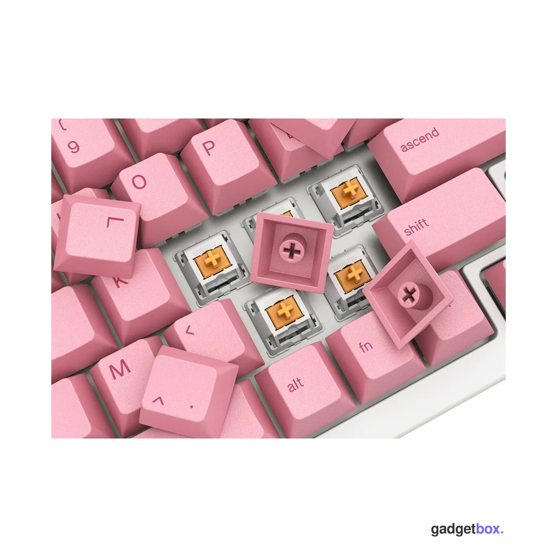 Набор кнопок на клавиатуру Glorious GPBT Keycaps Grapefruit (GLO-KC-GPBT-PG)