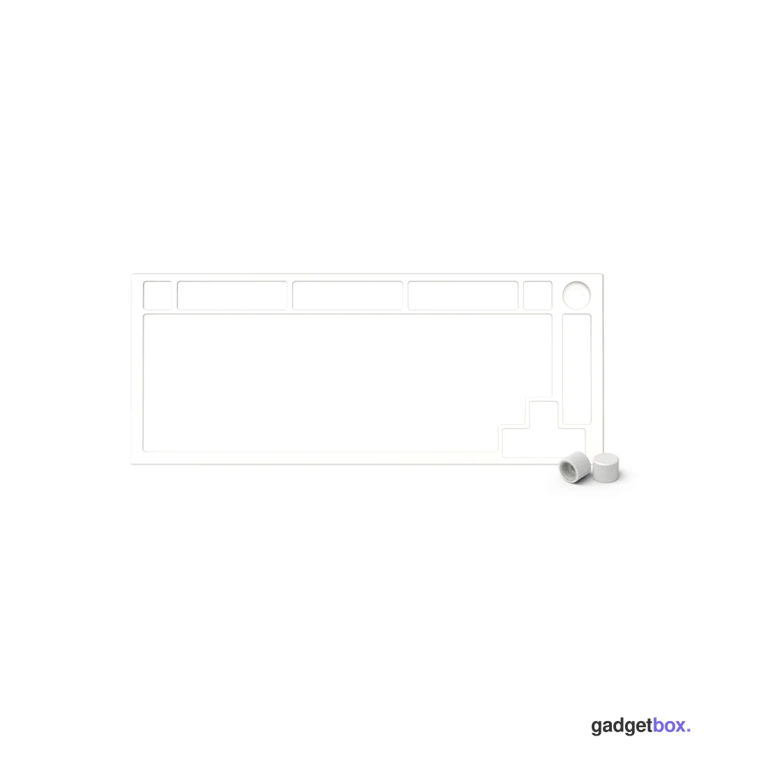 Запчасть к клавиатуре верхняя панель Glorious GMMK Pro Top Frame E-White (GLO-ACC-P75-TF-EW)