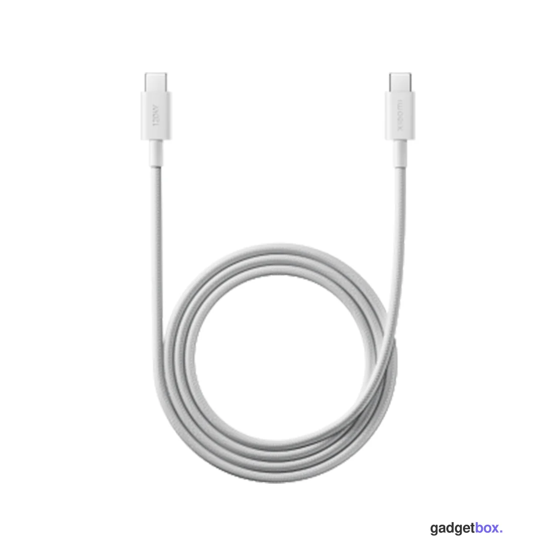 Интерфейсный кабель Xiaomi 6A Braided USB-C to USB-C Cable （2m） Белый
