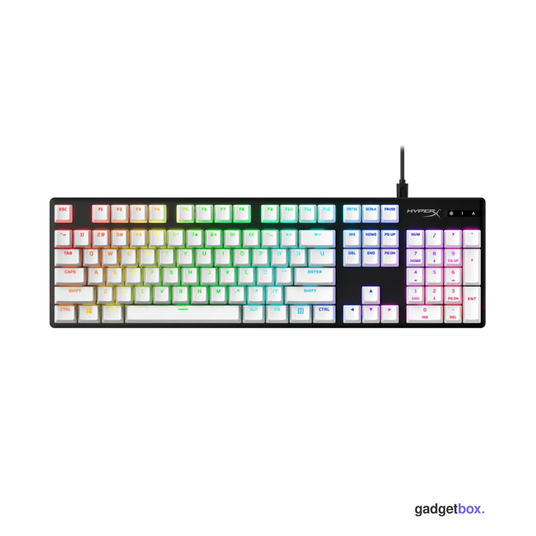 Набор кнопок на клавиатуру HyperX PBT Keycaps Full Key Set (White) 519T5AA#ACB