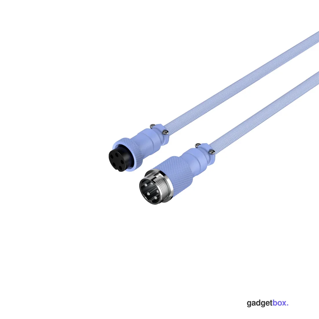 Провод для механической клавиатуры HyperX USB-C Coiled Cable Light Purple 6J682AA