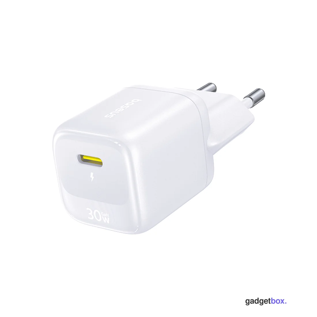 Адаптер питания Baseus FN22 1C 30W EU Moon White (E0123101)