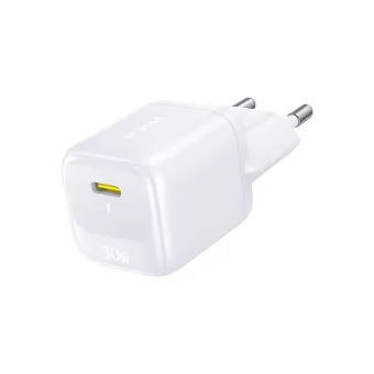 Адаптер питания Baseus FN22 1C 30W EU Moon White (E0123101)