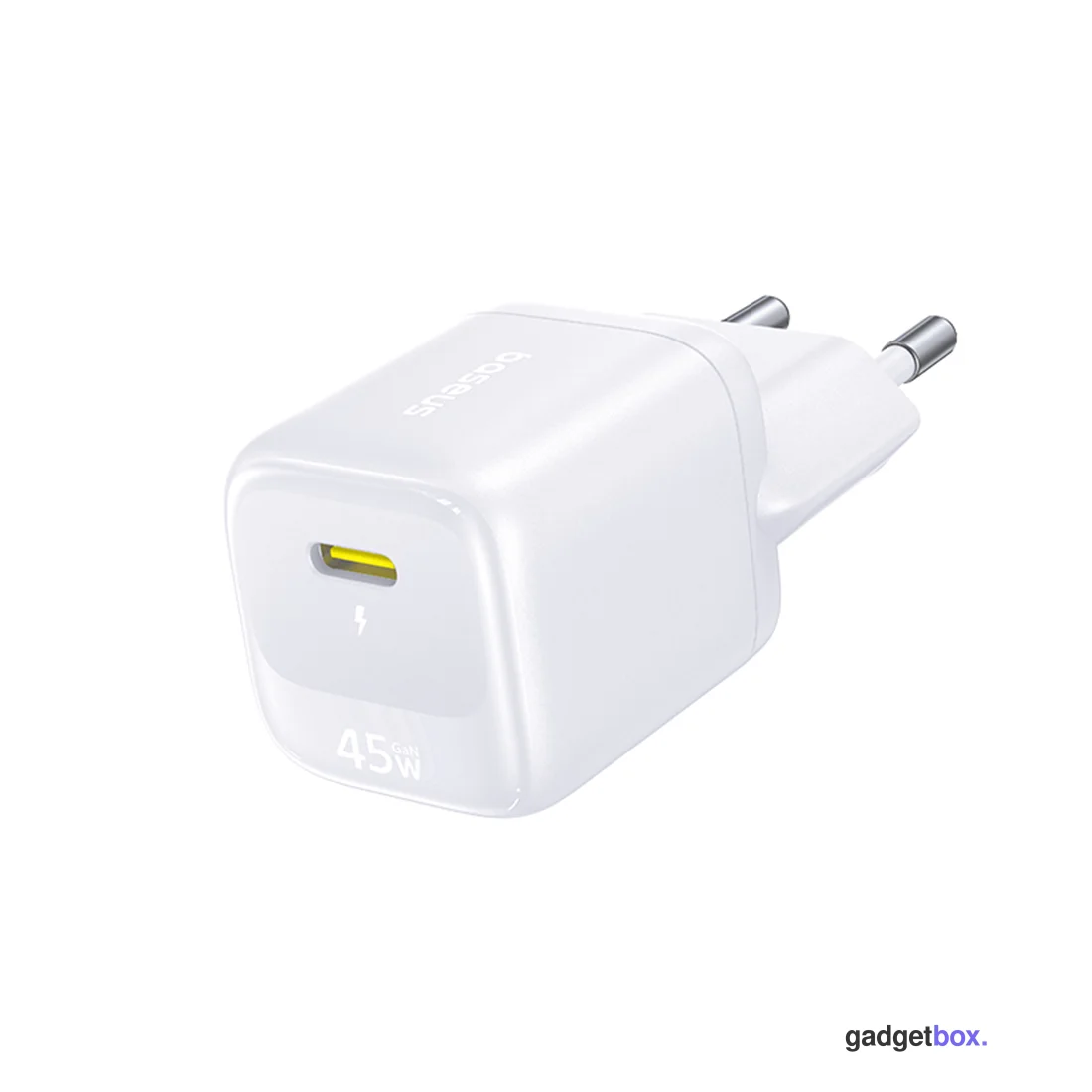 Адаптер питания Baseus FN22 1C 45W EU Moon White (E0123301)