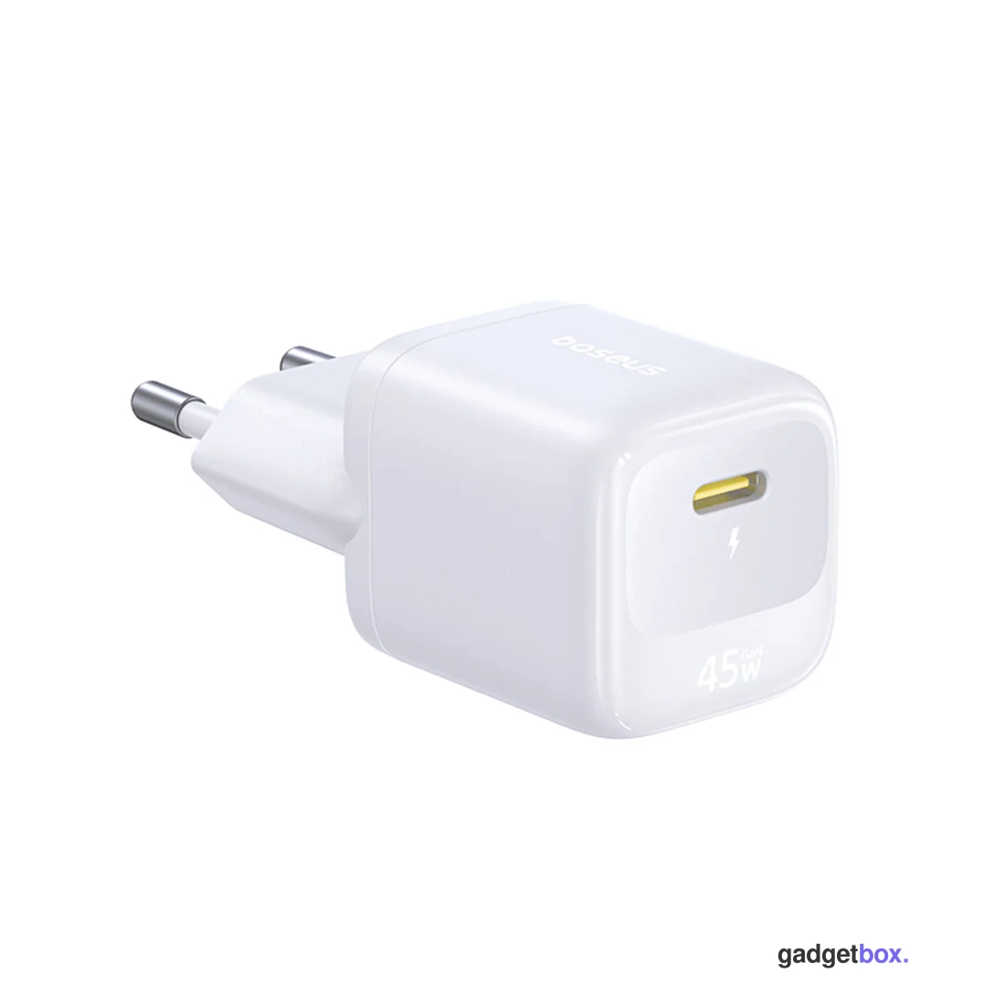 Адаптер питания Baseus FN22 1C 45W EU Moon White (E0123301)