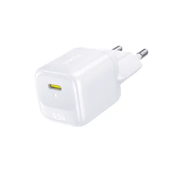 Адаптер питания Baseus FN22 1C 45W EU Moon White (E0123301)