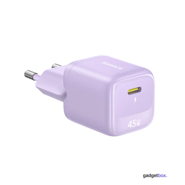 Адаптер питания Baseus FN22 1C 45W EU Nebula Purple (E0123303)