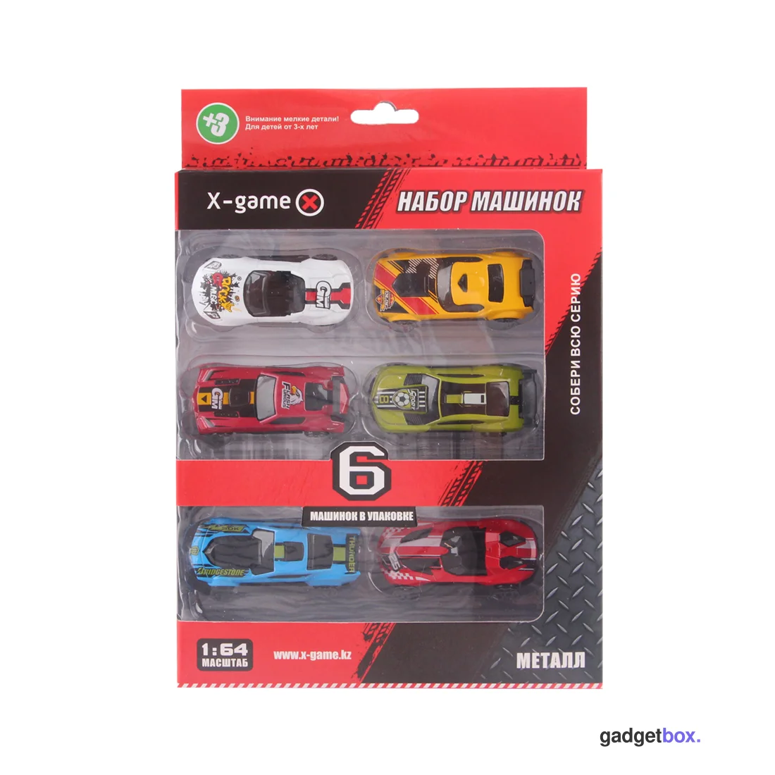 Набор машинок X-Game XGCM6D (6 машинок в уп.)