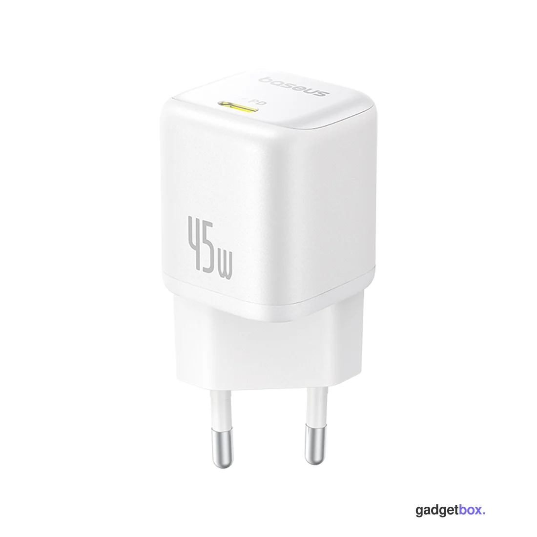 Адаптер питания Baseus PicoGo GaN 1C 45W White (P10176800213-00)