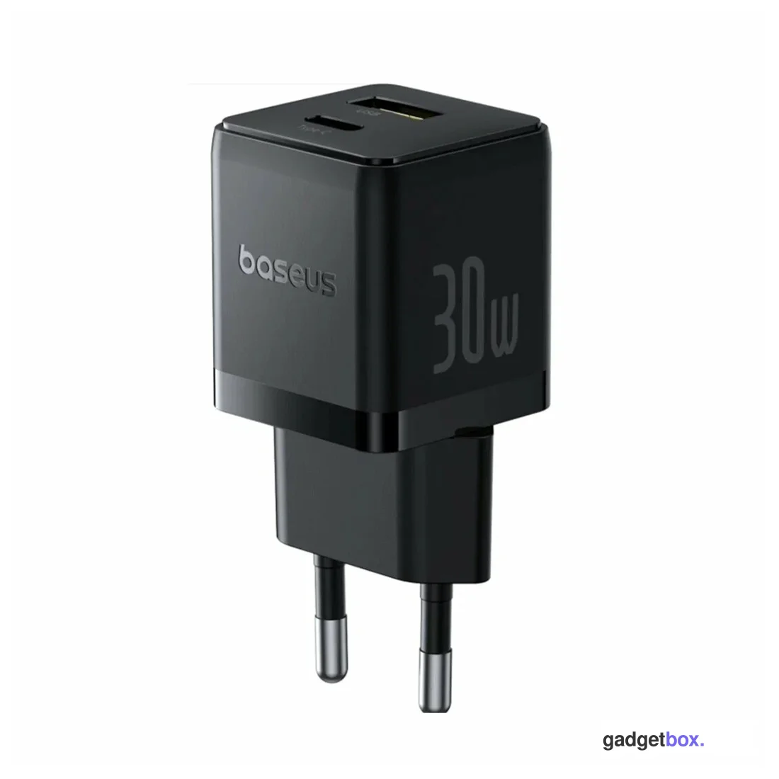 Адаптер питания Baseus Palm C+U 30W EU Cluster Black (P1011160A113-00)