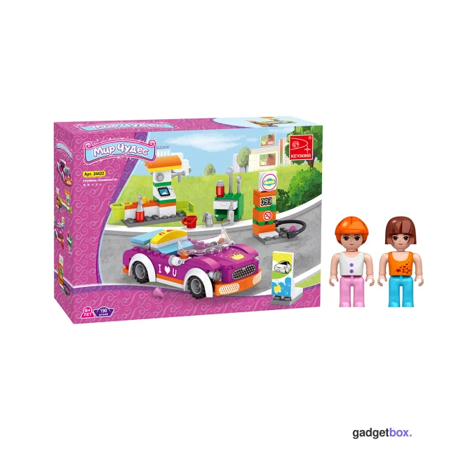 Игровой конструктор Keyixing 24422 МИР ЧУДЕС (190 деталей в наборе)