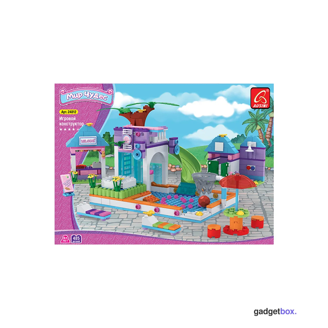 Игровой конструктор Ausini 24812 МИР ЧУДЕС (485 деталей в наборе)