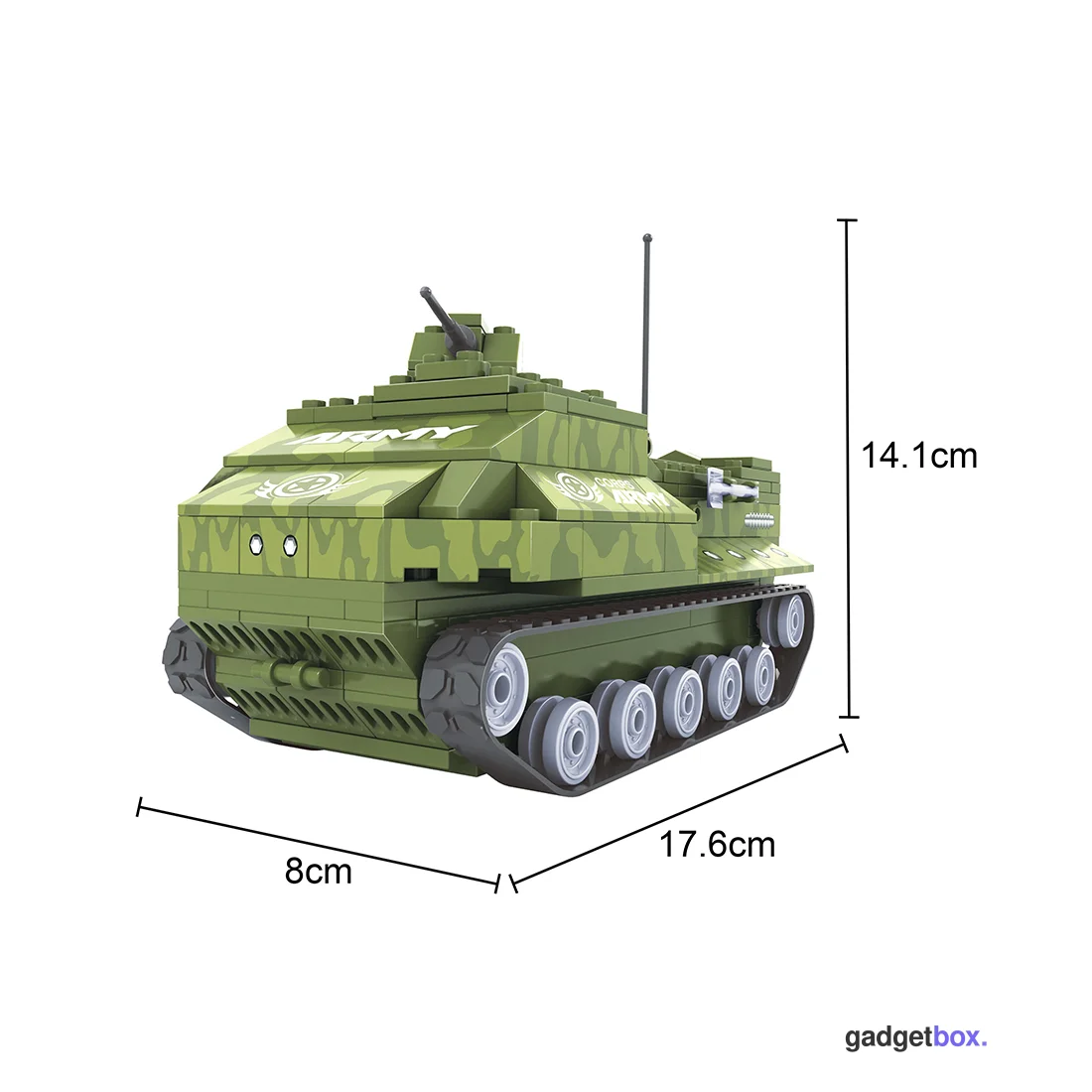 Игровой конструктор Keyixing 22408 АРМИЯ (203 детали в наборе)