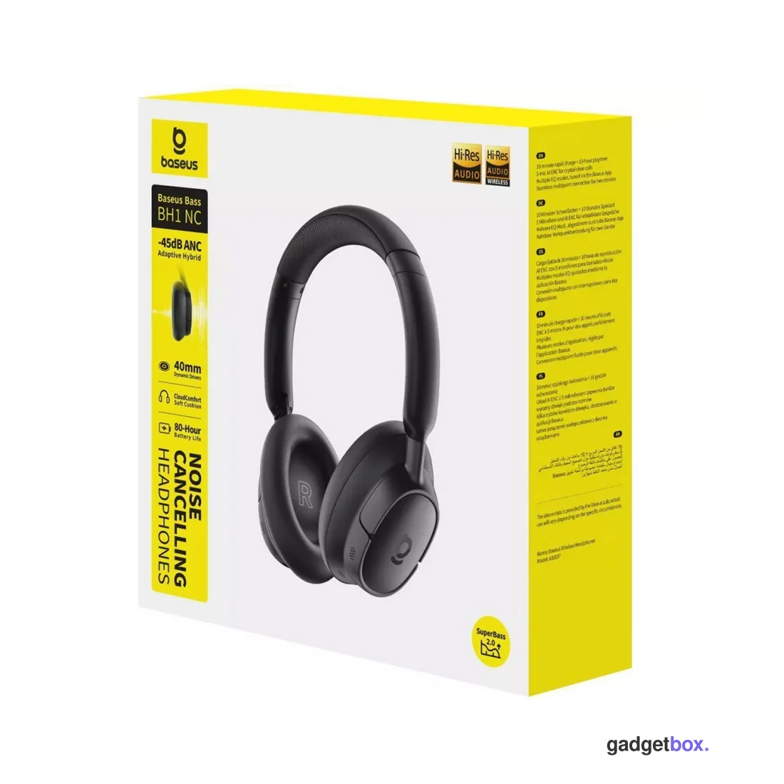 Наушники Baseus Bass BH1 NC Black (A0203703)