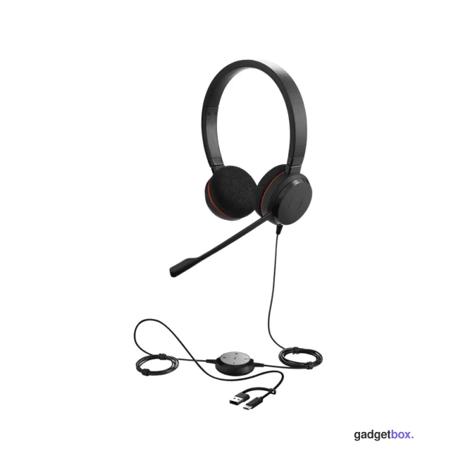 Гарнитура Jabra EVOLVE 20 Stereo MS USB C/A adapter