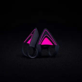 Накладные кошачьи ушки на гарнитуру Razer Kitty Ears for Kraken - Neon Purple