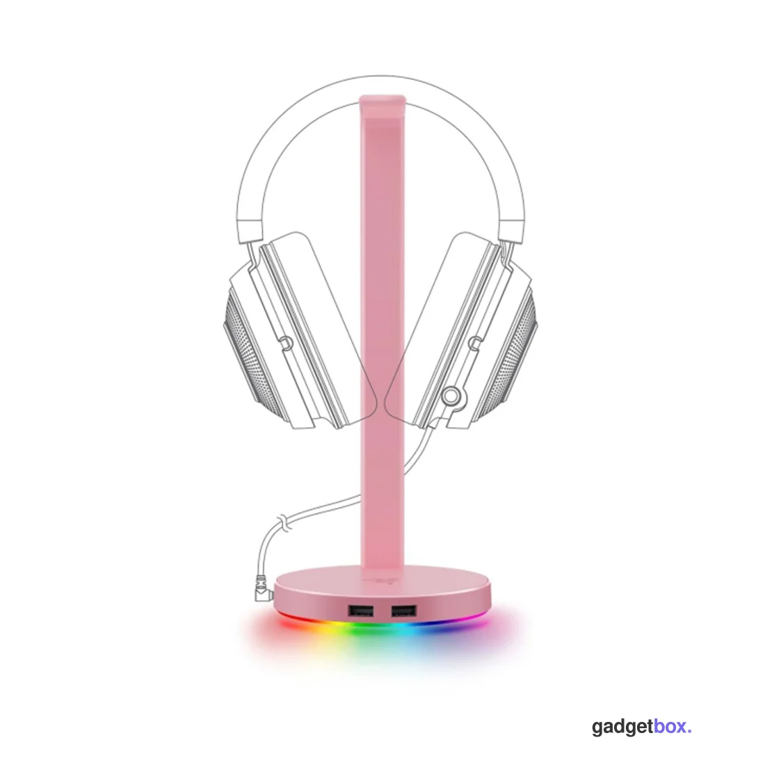 Подставка для наушников Razer Base Station V2 Chroma - Quartz