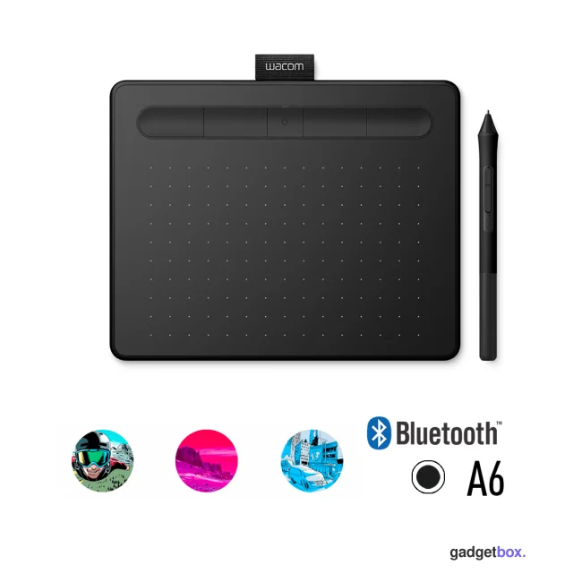 Графический планшет Wacom Intuos Small Bluetooth (CTL-4100WLK-N) Чёрный