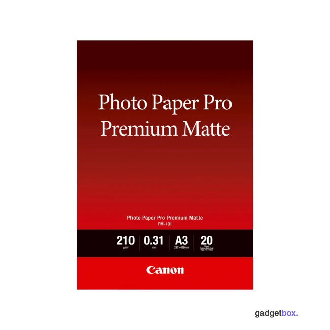Матовая фотобумага Canon Pro Premium Matte PM-101 A3, 20 шт.