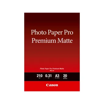 Матовая фотобумага Canon Pro Premium Matte PM-101 A3, 20 шт.