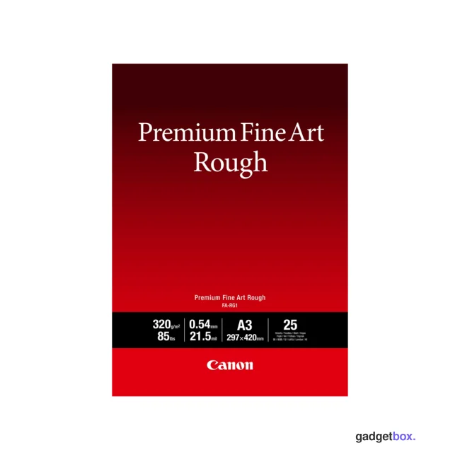Глянцевая Фотобумага Canon Fine Art Rough FA-RG1 A3, 25 ШТ. (100% Хлопок, Грубая Текстура (Rough)