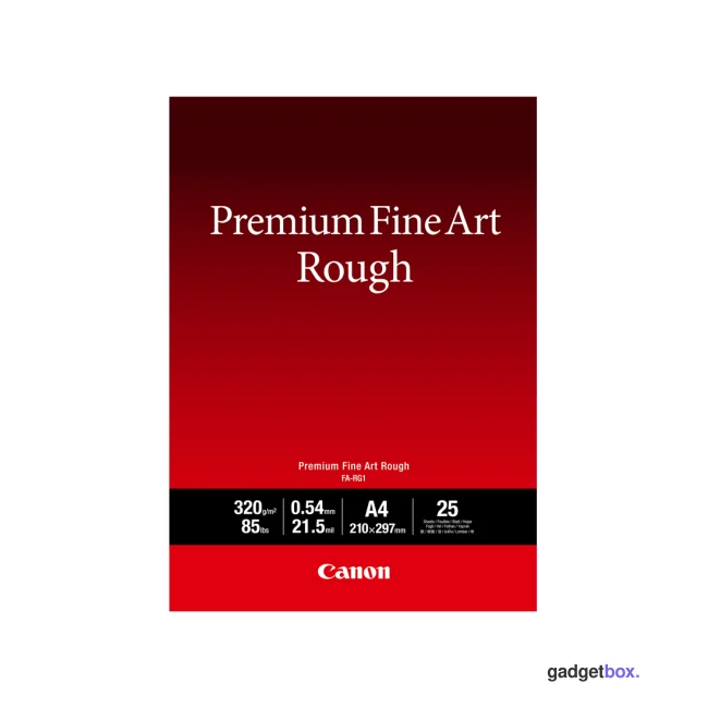 Глянцевая Фотобумага Canon Fine Art Rough FA-RG1 A4, 25 ШТ. (100% Хлопок, Грубая Текстура (Rough)