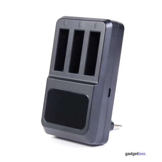 Зарядка для 3 батарей GoPro Hero 4 от USB Deluxe DLGP-404