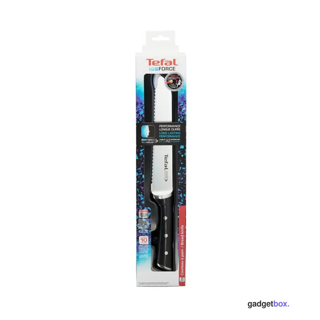 Нож для хлеба Tefal Ice Force K2320414 20 см