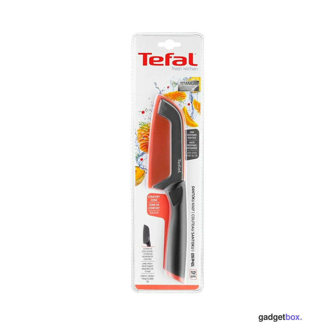 Нож сантоку Tefal Fresh Kitchen K1220104 12 см