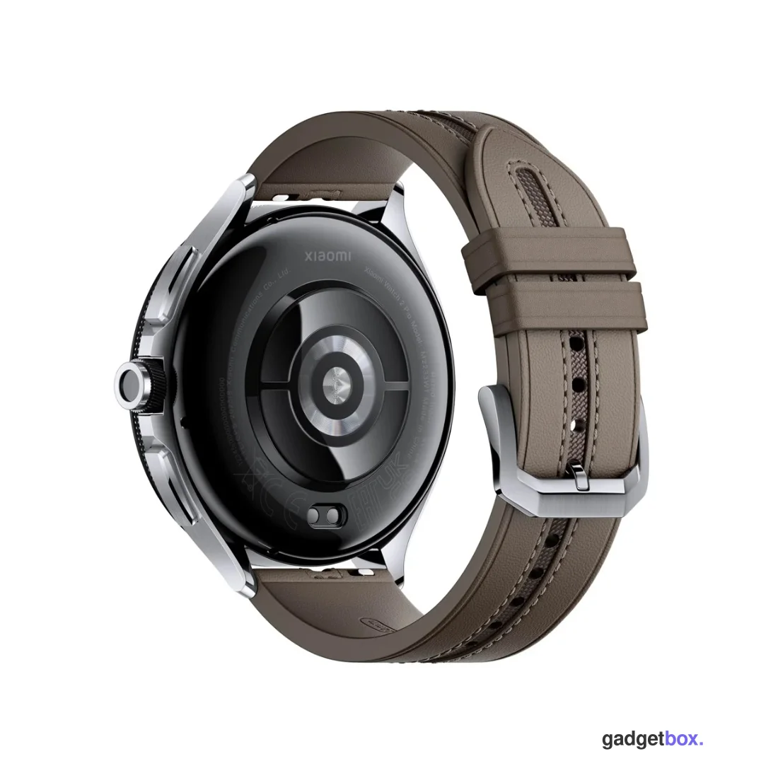 Смарт часы Xiaomi Watch 2 Pro-Bluetooth Silver Case with Brown Leather Strap