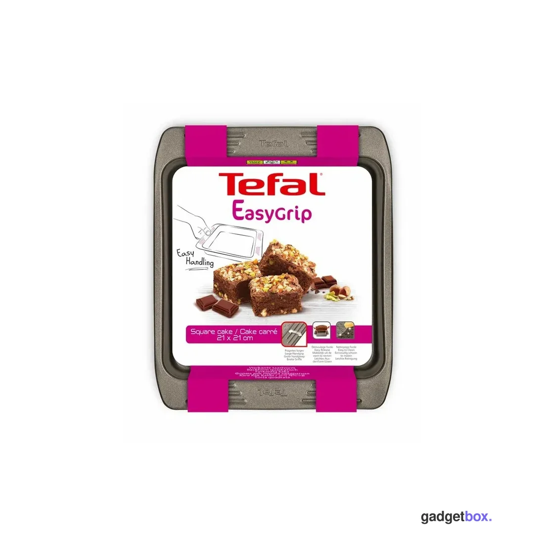 Форма для выпечки Tefal Easy Grip J1625214 20х20см