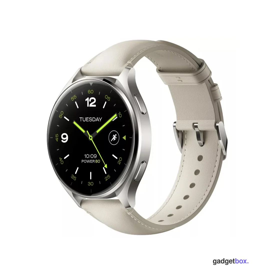 Смарт часы Xiaomi Watch 2 Titan Gray Case With White Leather Strap