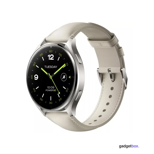 Смарт часы Xiaomi Watch 2 Titan Gray Case With White Leather Strap