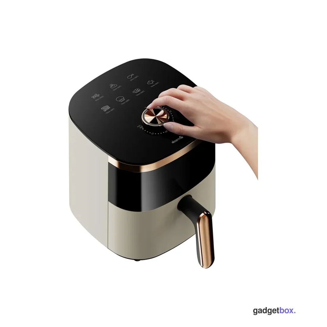 Аэрофритюрница Deerma Air Fryer DEM-KZ30W Черный/Золотой