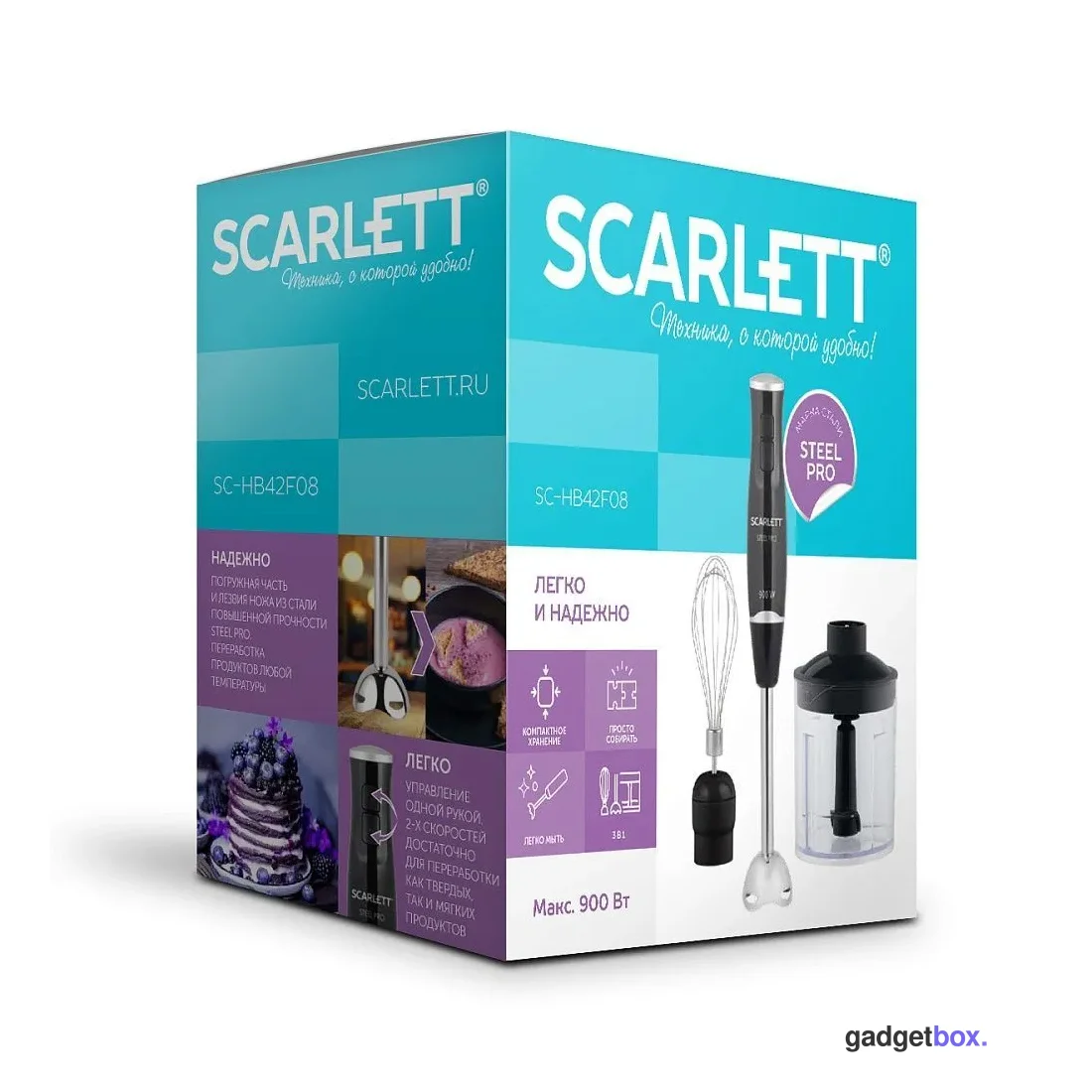 Погружной блендер Scarlett SC-HB42F08