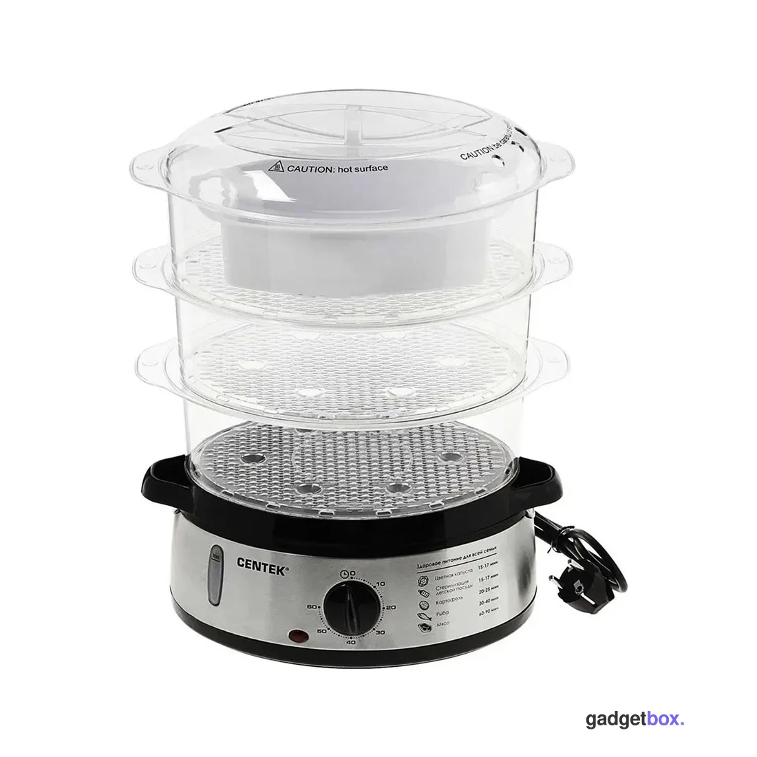 Пароварка Centek CT-1457