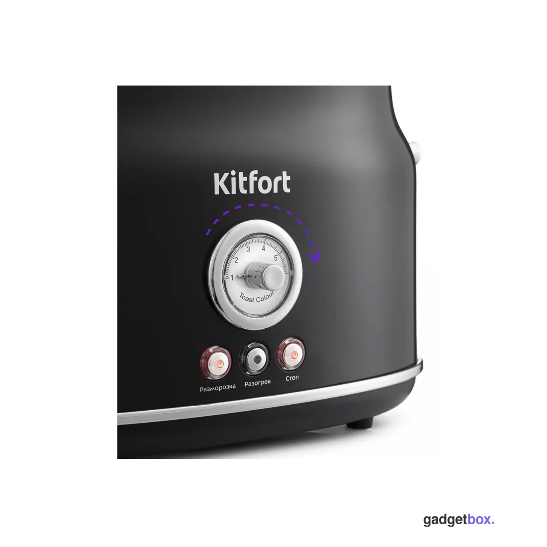 Тостер Kitfort КТ-2038-1 (черный)