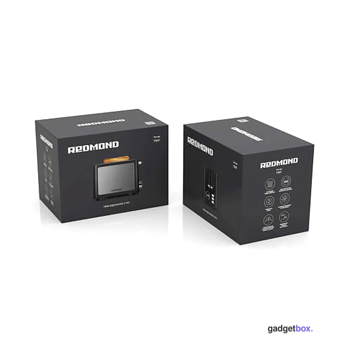 Тостер Redmond T901 Черный / хром