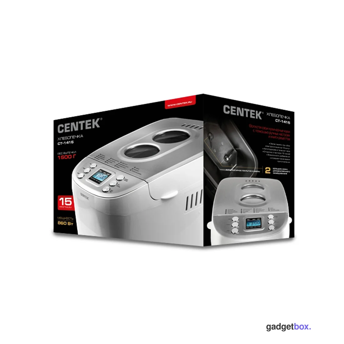 Хлебопечь Centek CT-1415 Белый