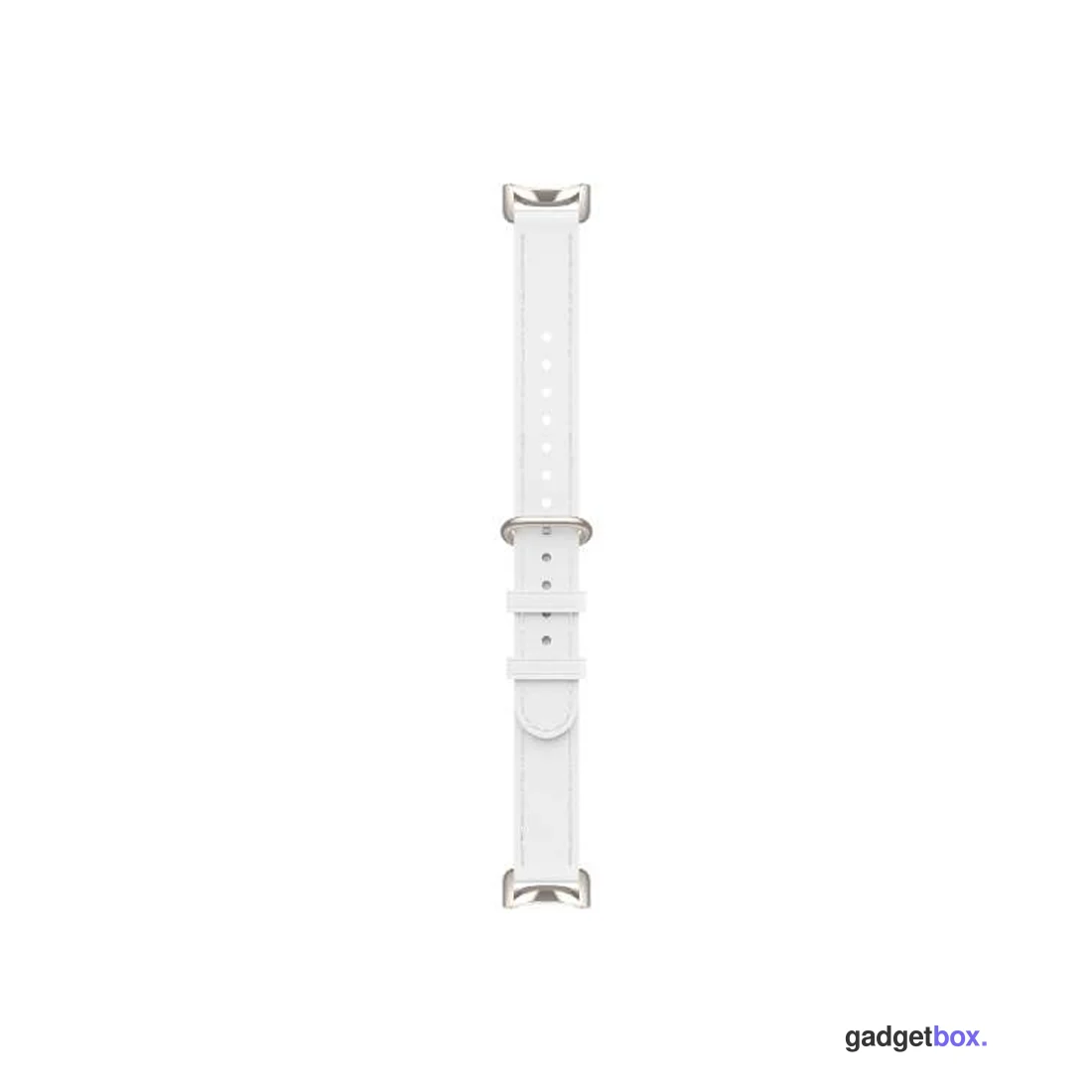 Сменный кожаный браслет для Xiaomi Smart Band 9 Ceramic White