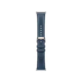 Кожаный сменный браслет Xiaomi Leather Quick Release Strap Glacier Blue