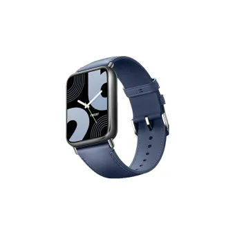 Кожаный сменный браслет Xiaomi Leather Quick Release Strap Glacier Blue