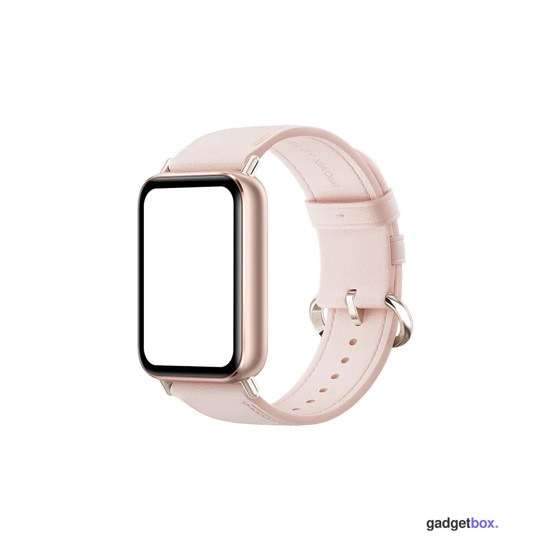Кожаный сменный браслет Xiaomi Leather Quick Release Strap Sakura Pink