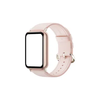 Кожаный сменный браслет Xiaomi Leather Quick Release Strap Sakura Pink
