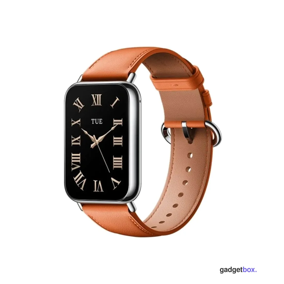 Кожаный сменный браслет Xiaomi Leather Quick Release Strap Coral orange