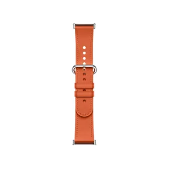 Кожаный сменный браслет Xiaomi Leather Quick Release Strap Coral orange